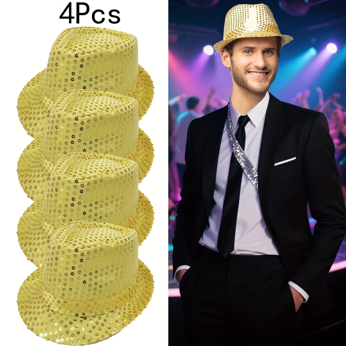 glitter hat sold on Temu United States