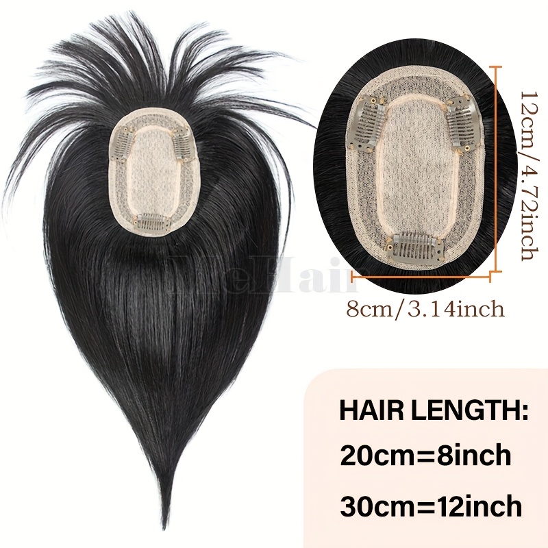 01 hair toppers women bangs 8x12 big base skin - Temu United 