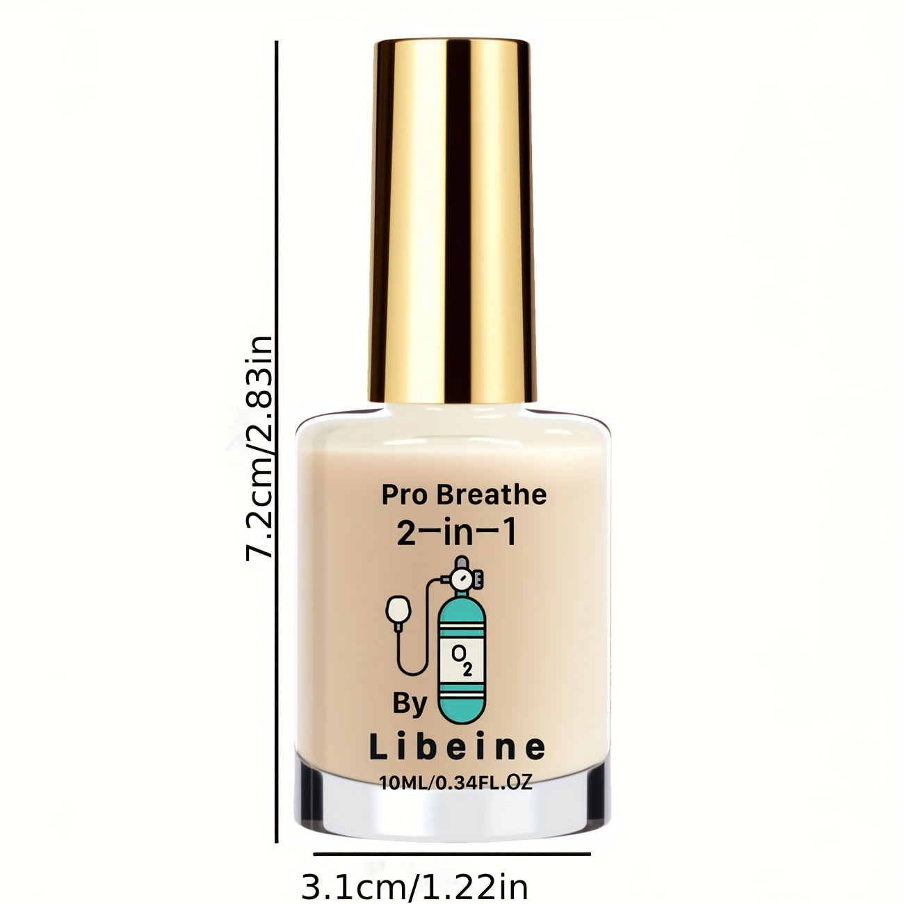 libeine 2 in 1 nail strengthening natural jelly beige - Temu