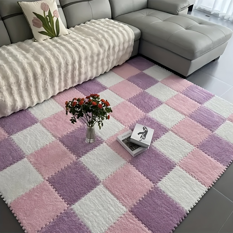E-shop 18-teiliges, ineinandergreifendes Teppichmatten-Set, waschbares Teppich-Set für Zuhause, modische und wunderschöne Innenmatten