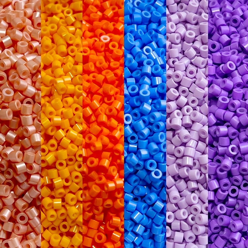 TEMU Dopamine Kleurenpalet, 6-Kleuren Set, 3000 Stuks, 5g Per Kleur (Totaal 30g), Maat 2mm/0.0787inch, Miyuki Delica Kralen, Kralen &