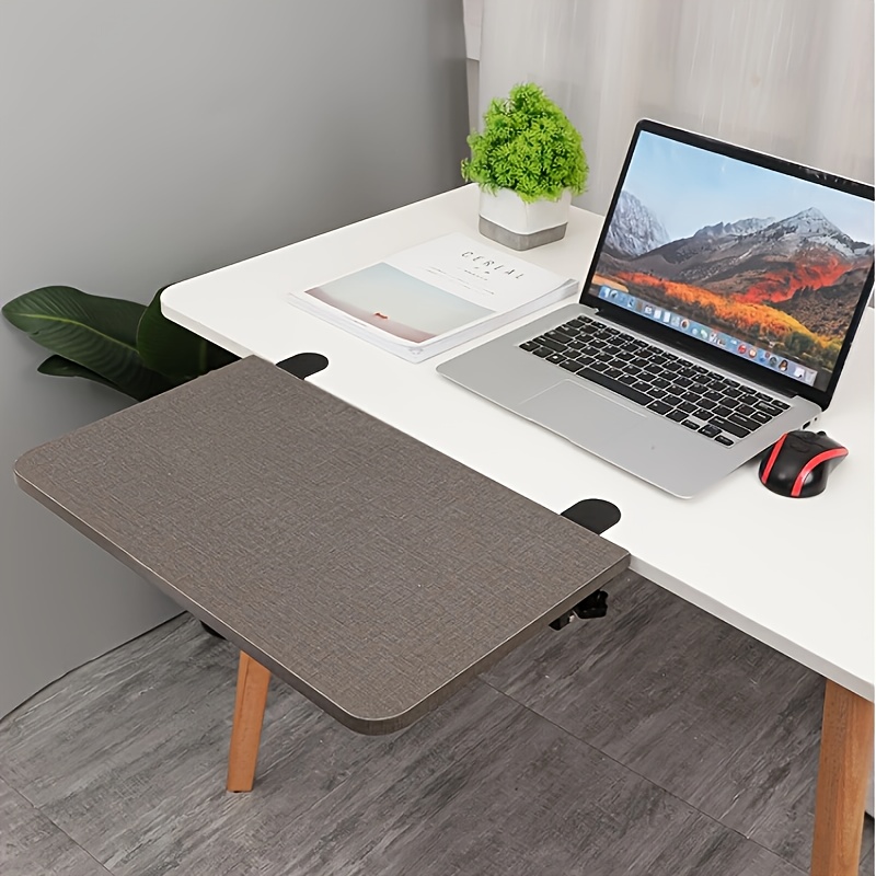 

Adjustable No-drill Desk Panel Extension - Foldable Support Bracket With Clamp