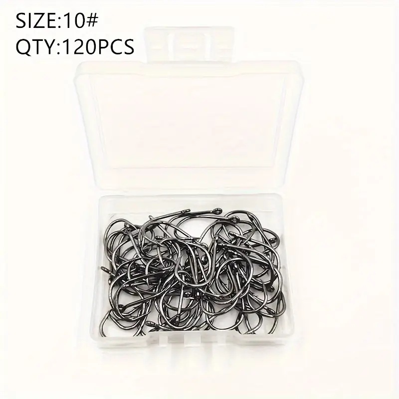 12 hooks fish GRFIT Fishing Fishing Hooks Sizes for Different Sea and Freshwater Gear Accessories Lure Universal Carp Fishing-Hook Tackle Fish Hooks (Size : Size12 x 6 pcs) : Sports & Outdoors lasting Durability Carp Coarse Fishing Hooks Size
