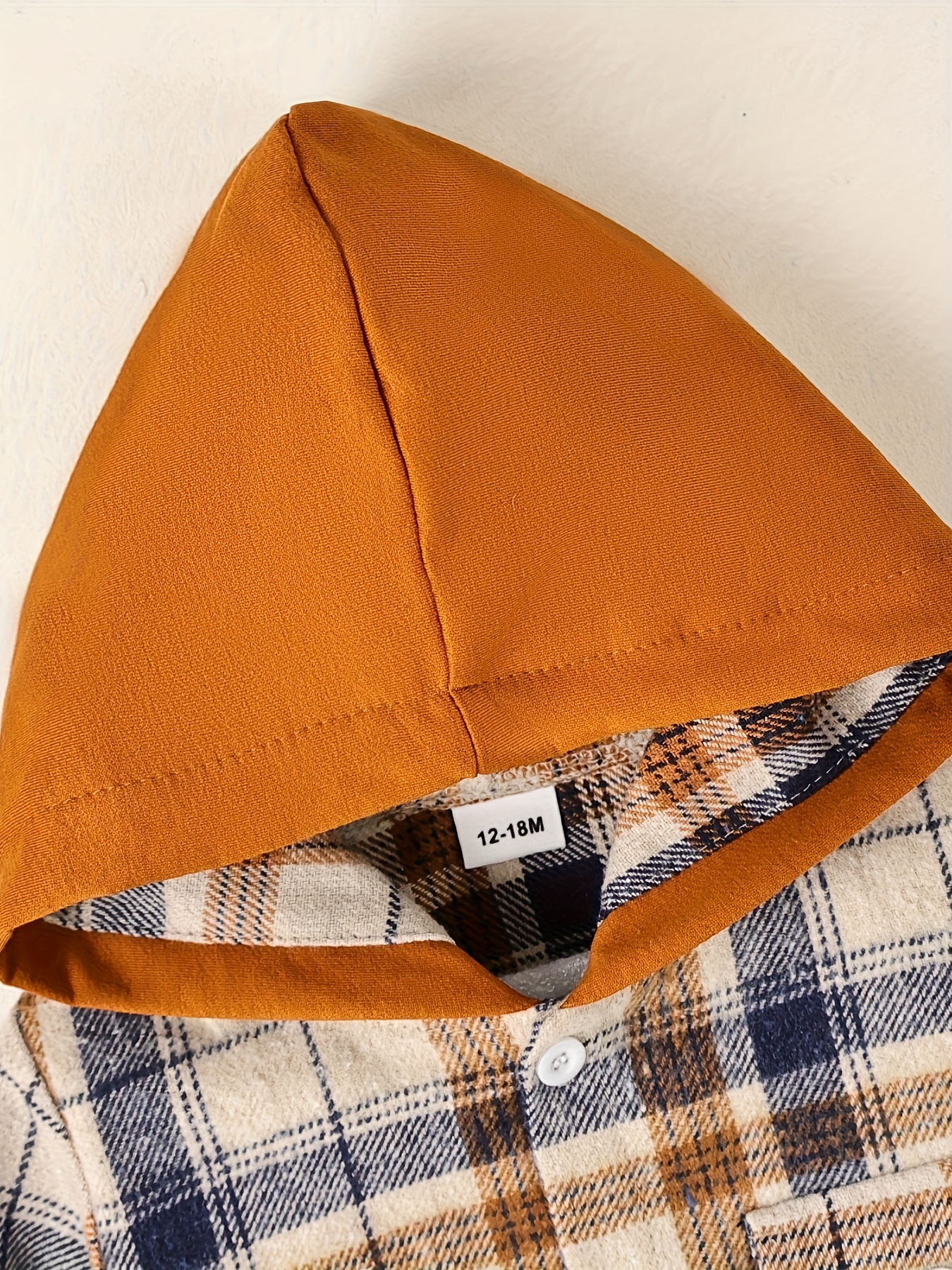 Boy Clothes Toddler Boy Fall Outfits Winter Long Sleeve Plaid Hooded Sweatshirt Pocket Ripped Holes Jeans Clothing Set Dark Khaki 12Months-5T, for Outdoor - Image 8