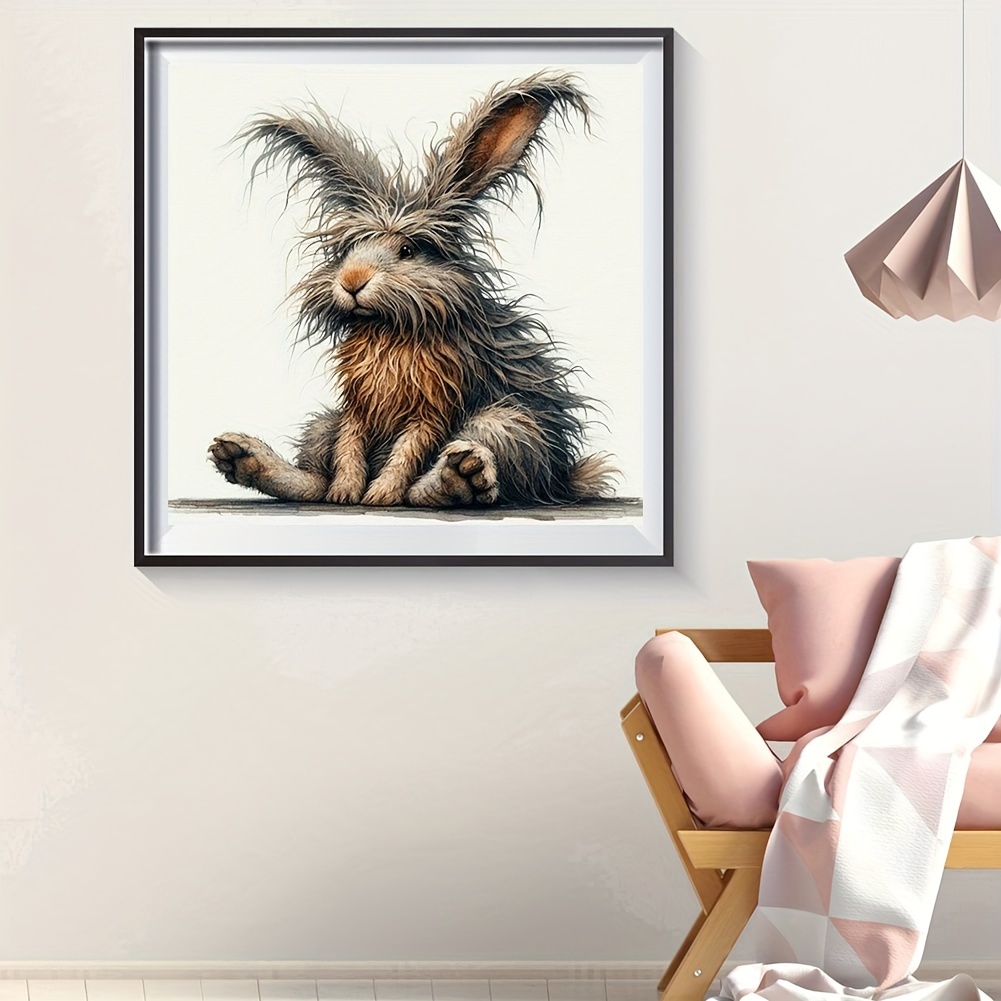 

Little Rabbit Diamond Art Painting Kit 5d Diamond Art Set Painting With Diamond Gems, Arts And Crafts For Home Wall Decor