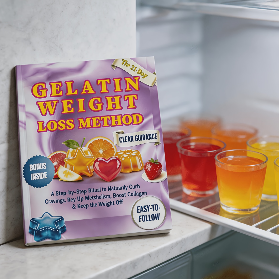The 21-Day Gelatin Trick Book for Stopping Cravings, Balancing Appetite, and Losing Belly Fat Naturally