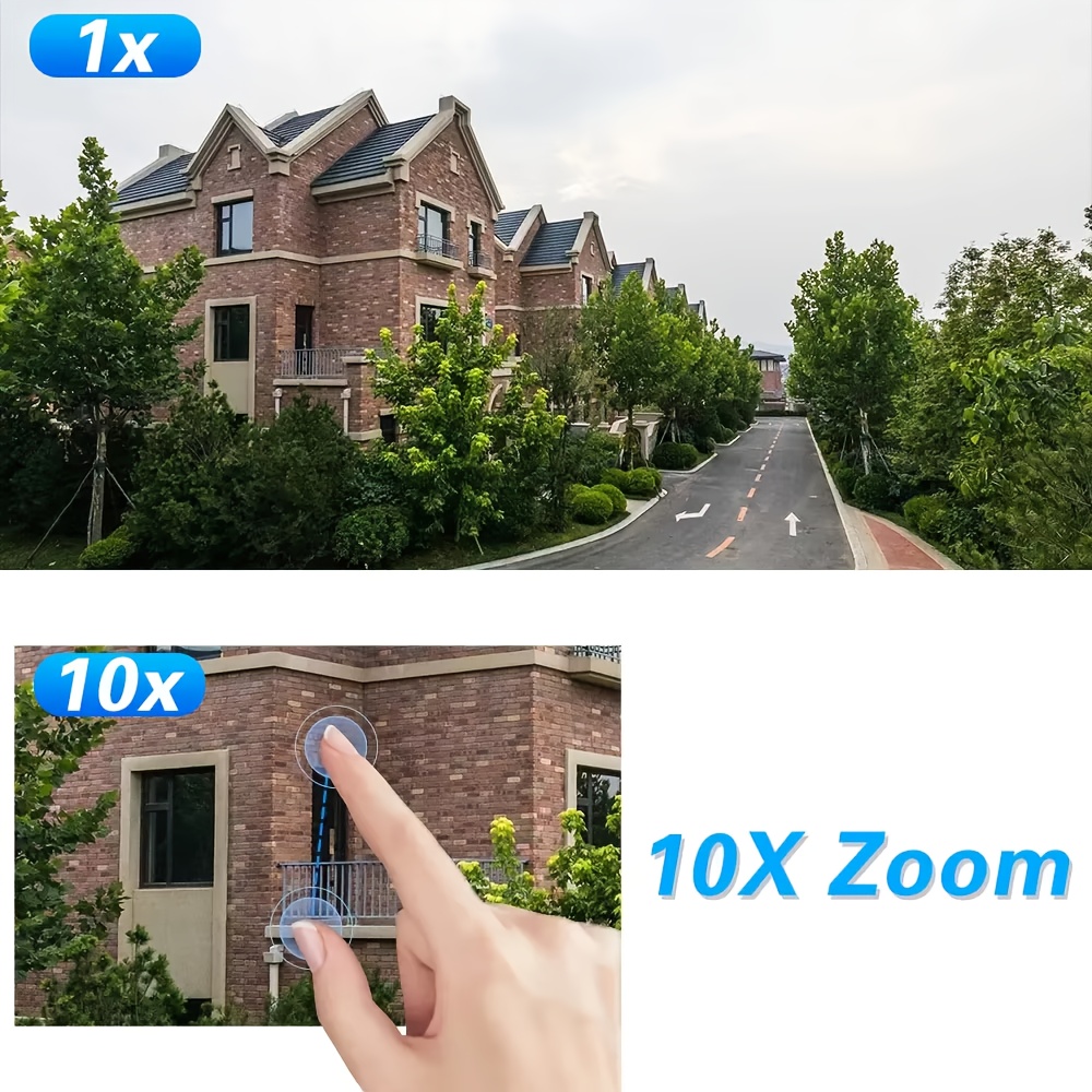 Cámara de seguridad PTZ inteligente de doble lente Jaxcam de 8MP con seguimiento automático por IA, zoom de 10X, visión nocturna a todo color, audio bidireccional, detección humana, WiFi, compresión H.265+, almacenamiento en la nube/tarjeta TF, alertas móviles, control remoto, vigilancia interior/exterior, montaje en techo/pared, compatible con la aplicación CareCamPro, cámara de seguridad para exteriores, cámara de seguridad moderna, grabación de alta resolución, CCTV tipo coreano para exteri
