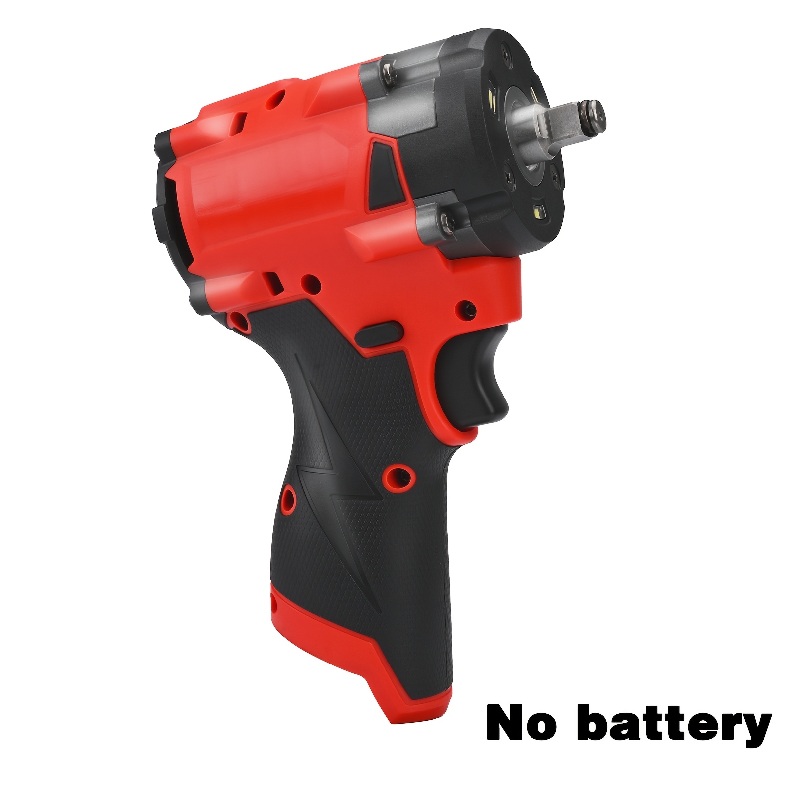 TEMU 3/8 Inch Cordless Impact Wrench, For 12v Lithium-ion Batteries, Lightweight Compact High Torque Power Tool For Household Renovation And