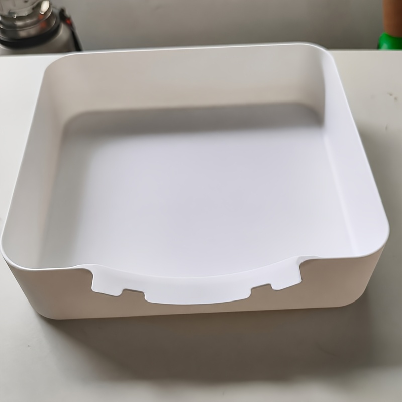 TEMU Paravent et bac de récupération d'eau pour tuyau de vidange de machine à laver, bac de de vidange en plastique pour buanderie, convient pour les