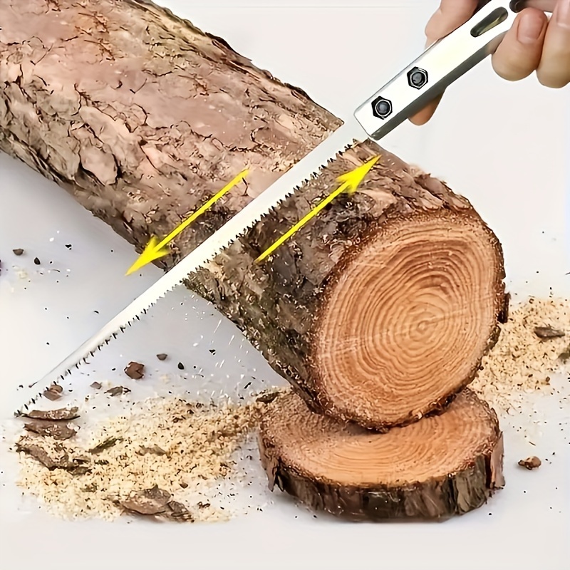 

1pc Tree Sawing Tool, Logging Fruit Tree Garden Saw Fine Tooth Hand Saw, Woodworking Rooster Saw, Garden Small Hand Saw