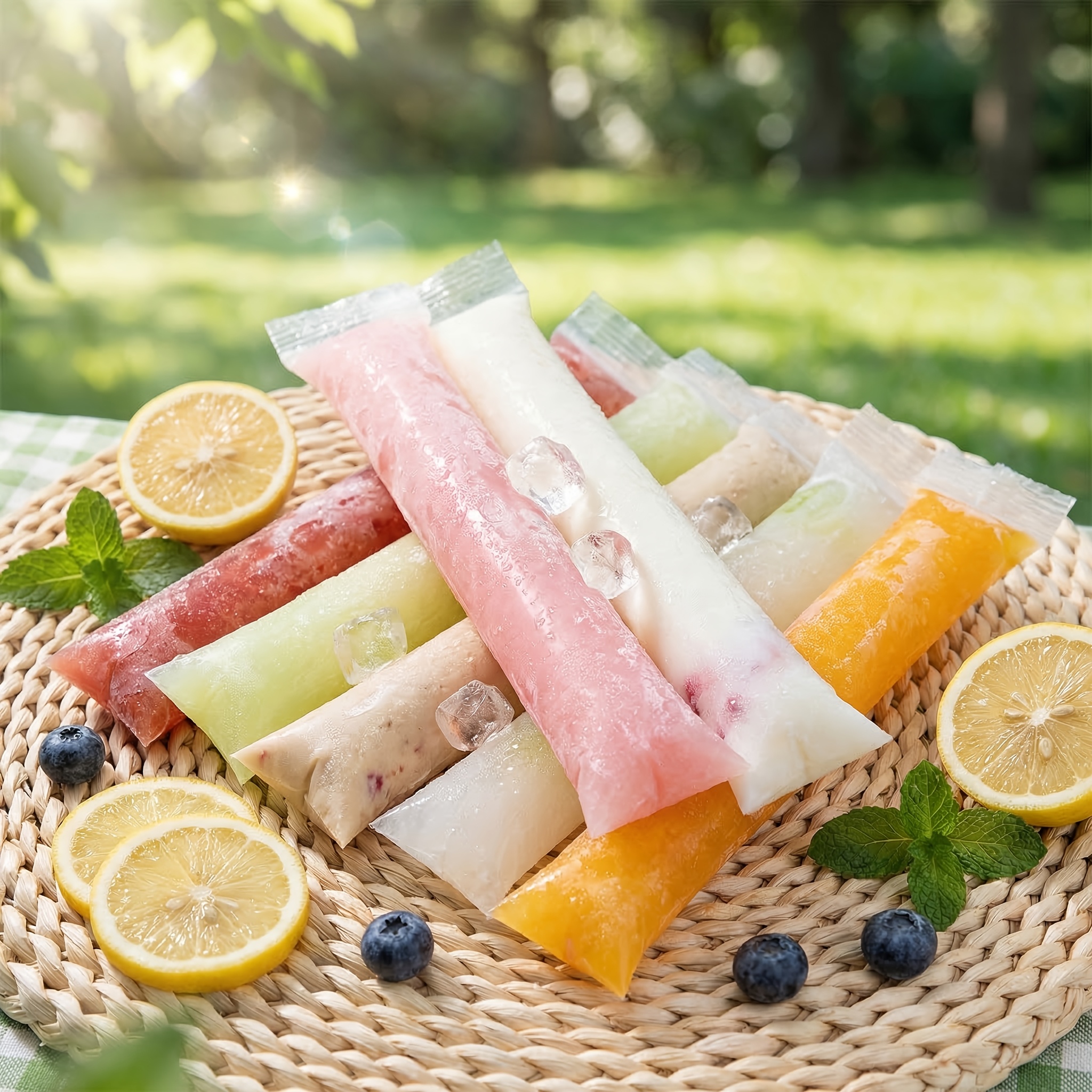 51 101pcs disposable   bags for homemade crushed     tray bags food grade ice cream stick bags self sealing bags for homemade   smoothies and   Product details 8