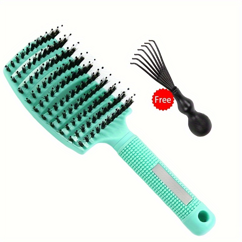 

2pcs/set And Cleaning Set, Bristle& , Massage , Hairdressing