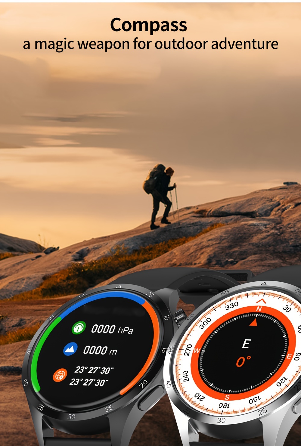100+ Sportmodi 2024 Neue Sport-Smartwatch für Herren 1,53-Zoll-AMOLED-360 * 360-HD-Bildschirm Kabelloses Telefonieren, Sprachassistent, NFC-Fitnesstracker_voghion.com