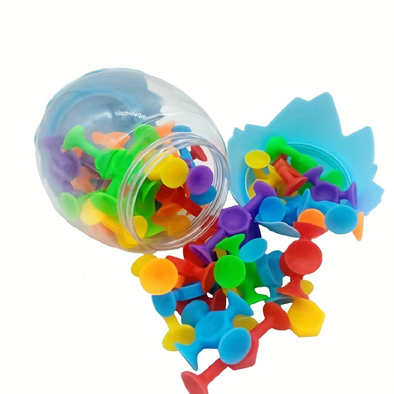48pcs Suction Cup Building Blocks Educational Toys