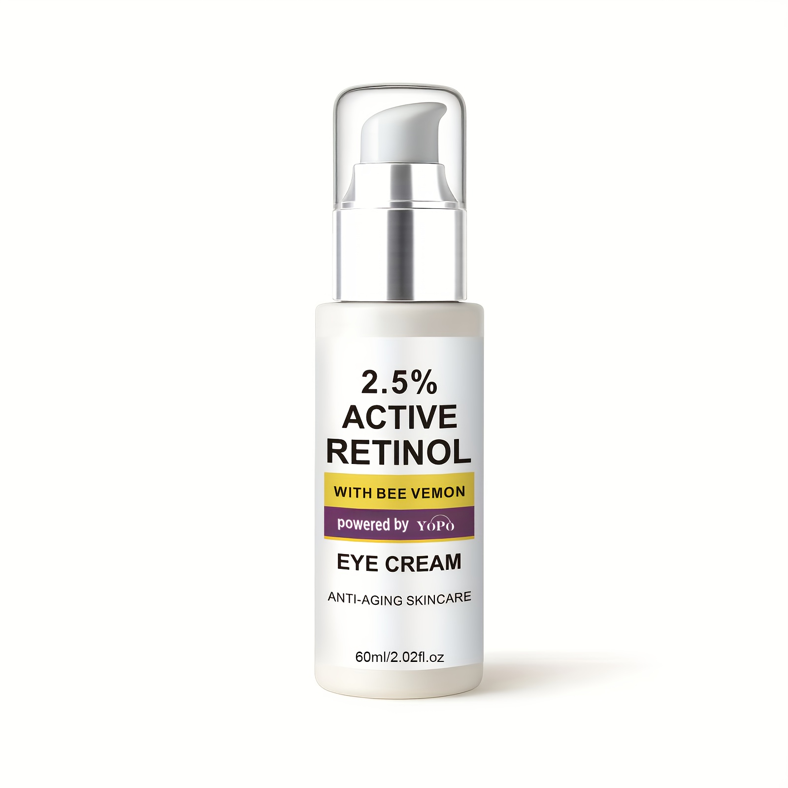 Image of Yopo & Firm Retinol Eye Cream Suitable For Sensitive & Mature Skin - Dark Circle, Non-greasy Formula, Retinol For Under-eye Wrinkle, Use, 60ml