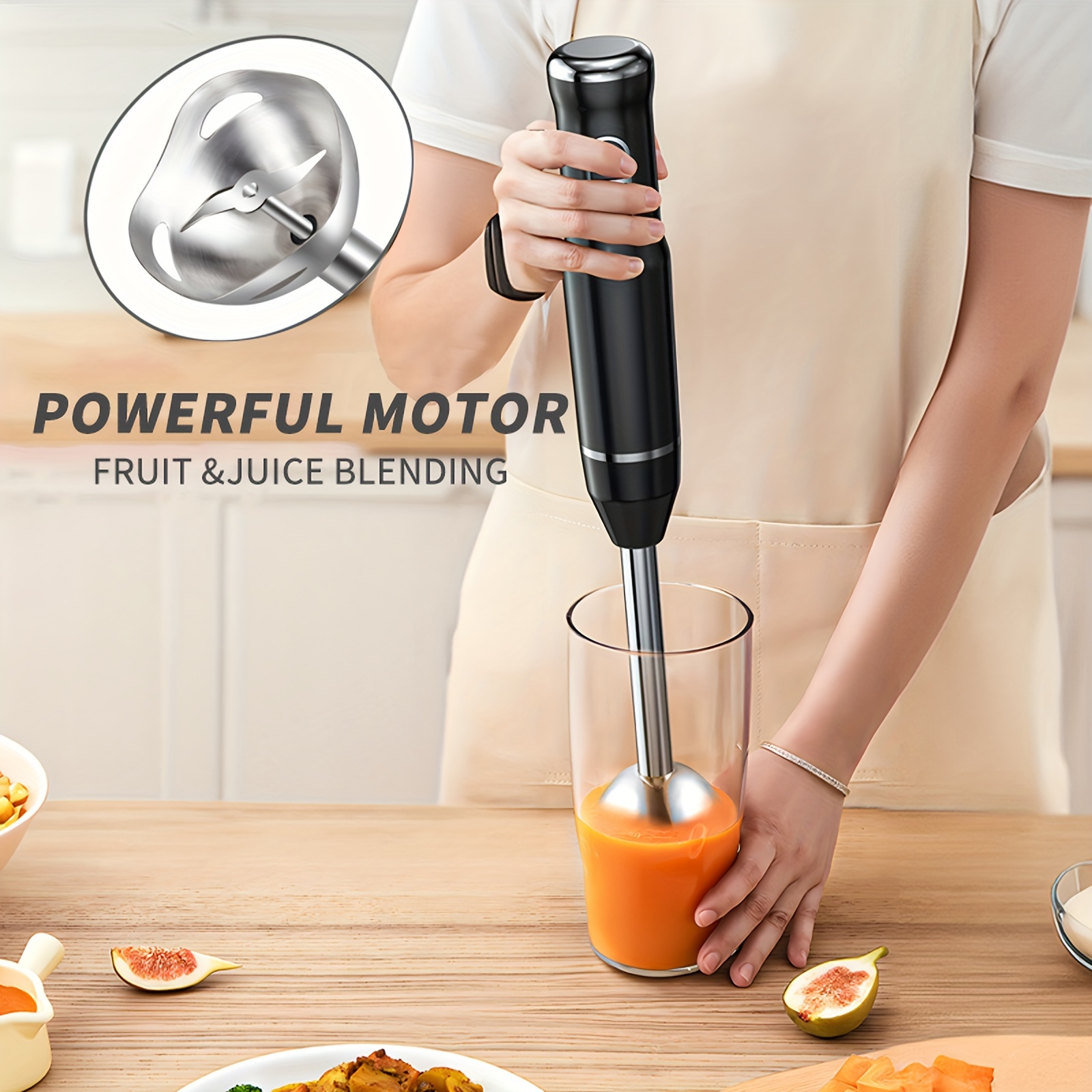 electric blender powerful handheld blender Temu