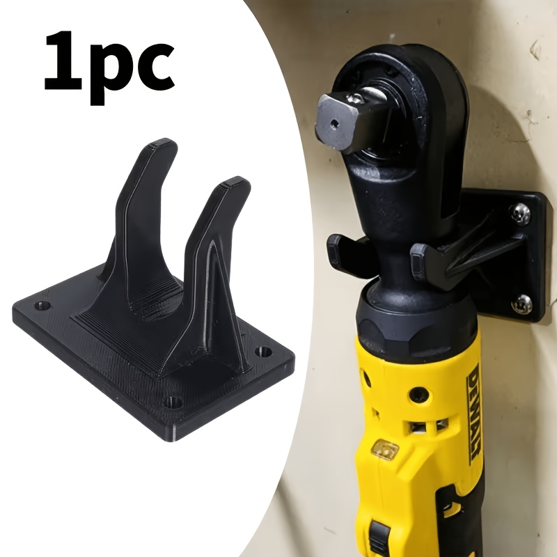 TEMU 1 Ratchet Wrench Wall Mount Bracket, Heavy-duty Tool Storage Rack, Suitable For Garages And , Space-saving