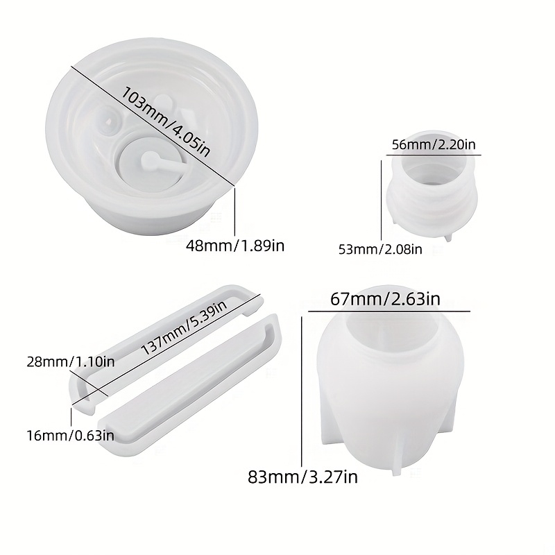 Image of Diy Resin Silicone Jewellery Mould A Set S/l Camping Light Epoxy Mold Diy Nightlight Silicone Mould Handmade Gypsum Plaster Kerosene Lamp Shape Ornament Mold Home Decor Making Supplies