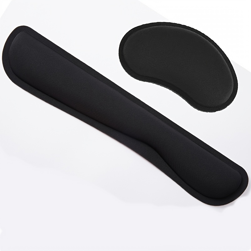 E-shop 2er-Set Ergonomische Computer-Desktop-Mauspads, Memory-Schaum-Mauspads für Gaming und Notebook-Büro, Heim-Mauspads und Handgelenkstütz-Set