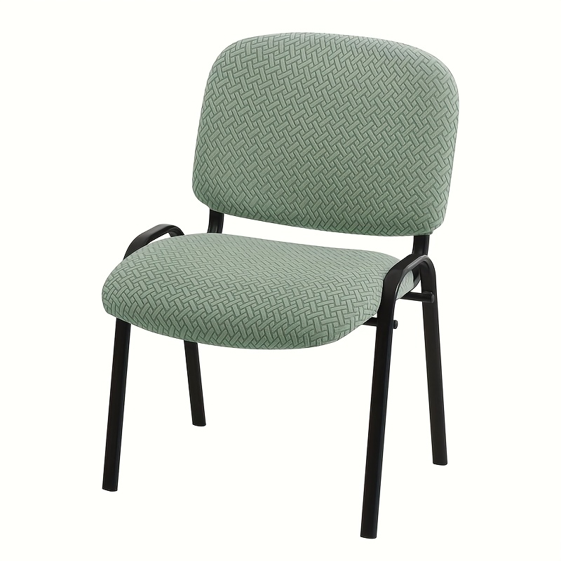 TEMU 2 pièces/set Housse de Chaise de Bureau Élastique Jacquard avec Coussin Séparé pour Siège et