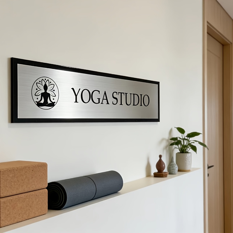 TEMU Customizable Double-layer Personalized Store Wall Signs, Custom Office Logos, Personalized Door Signs, Nameplates, Commercial Signs, With