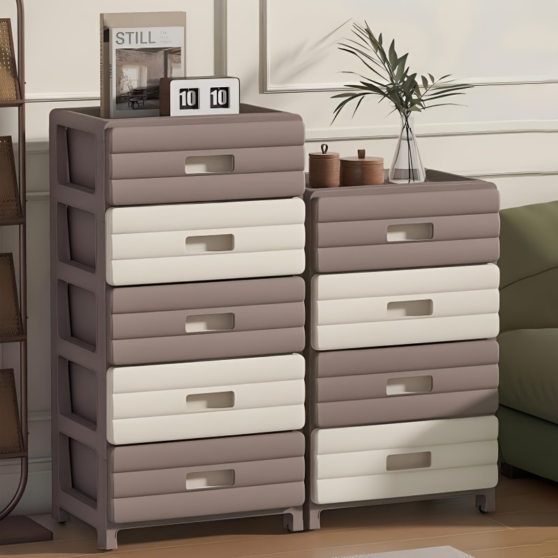 изображение предмета многослойные ящики для хранения, могут использоваться как прикроватные тумбочки, пластиковые выдвижные полки скользят по направляющим, подходят для спальни, ванной комнаты, офиса, хранения одежды и закусок. необходимый домашнего обустройства — отличный подарок к любому празднику