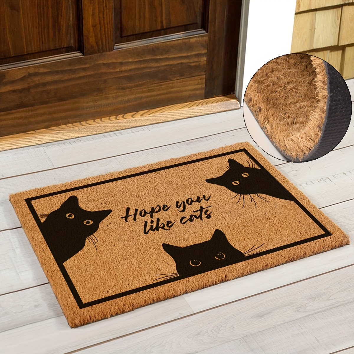 cat door mat sold on Temu United States