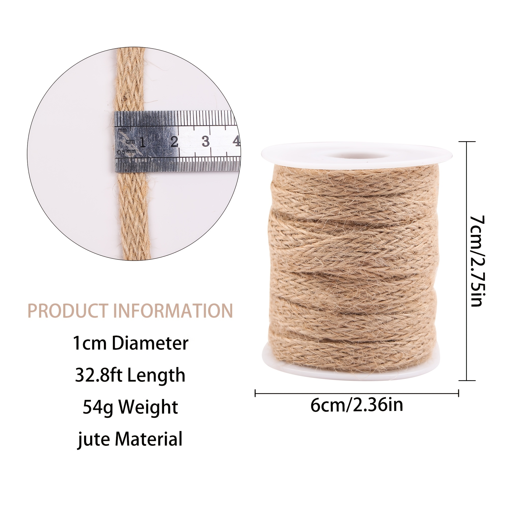 TEMU Rotolo di Iuta Naturale, per Celebrazioni Nuziali Europee e , per Confezioni Regalo, Opere d', Artigianato e Forniture per Cucito. Materiale per