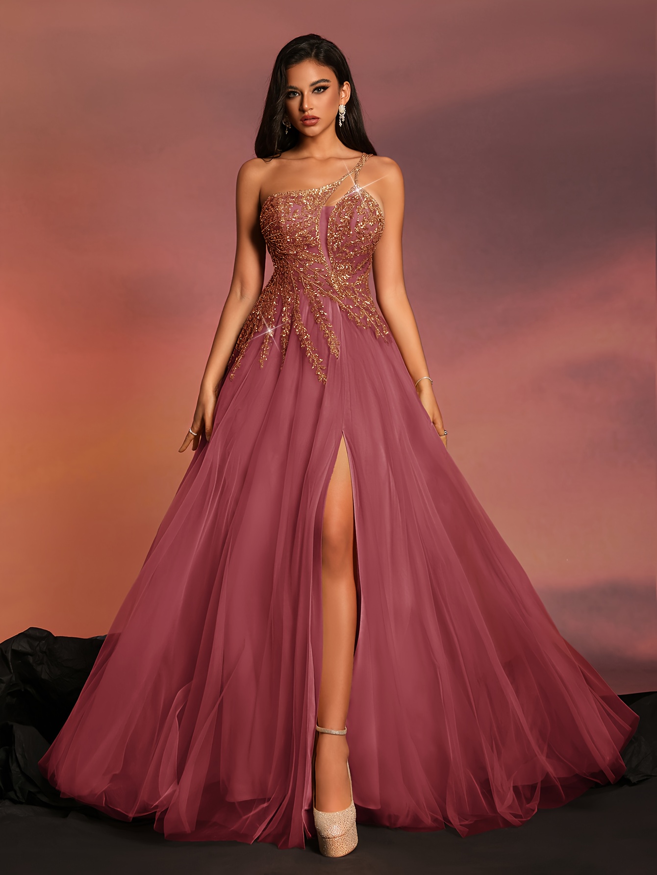 embroidered women dress sold on Temu United States