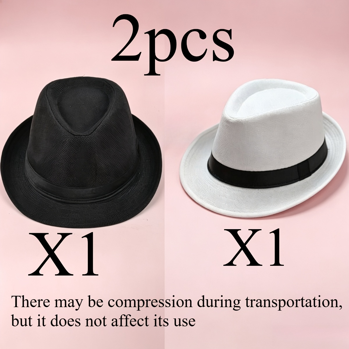 2 kos Retro Fedora Klobuk Črno Bel Zračen Mrežast Kratek Rob Panama Klobuk za Noč Čarovnic, Maškarado, Poroko, Odrske Predstave, Fotografiranje,