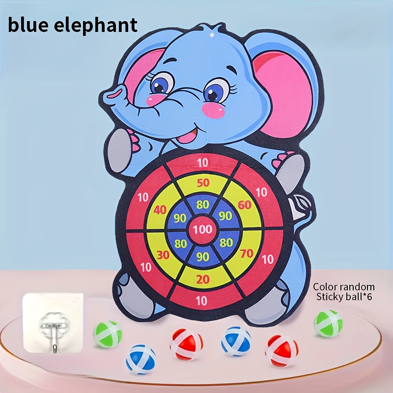 Set Kleurrijke Olifant Kleverige Bal Toss