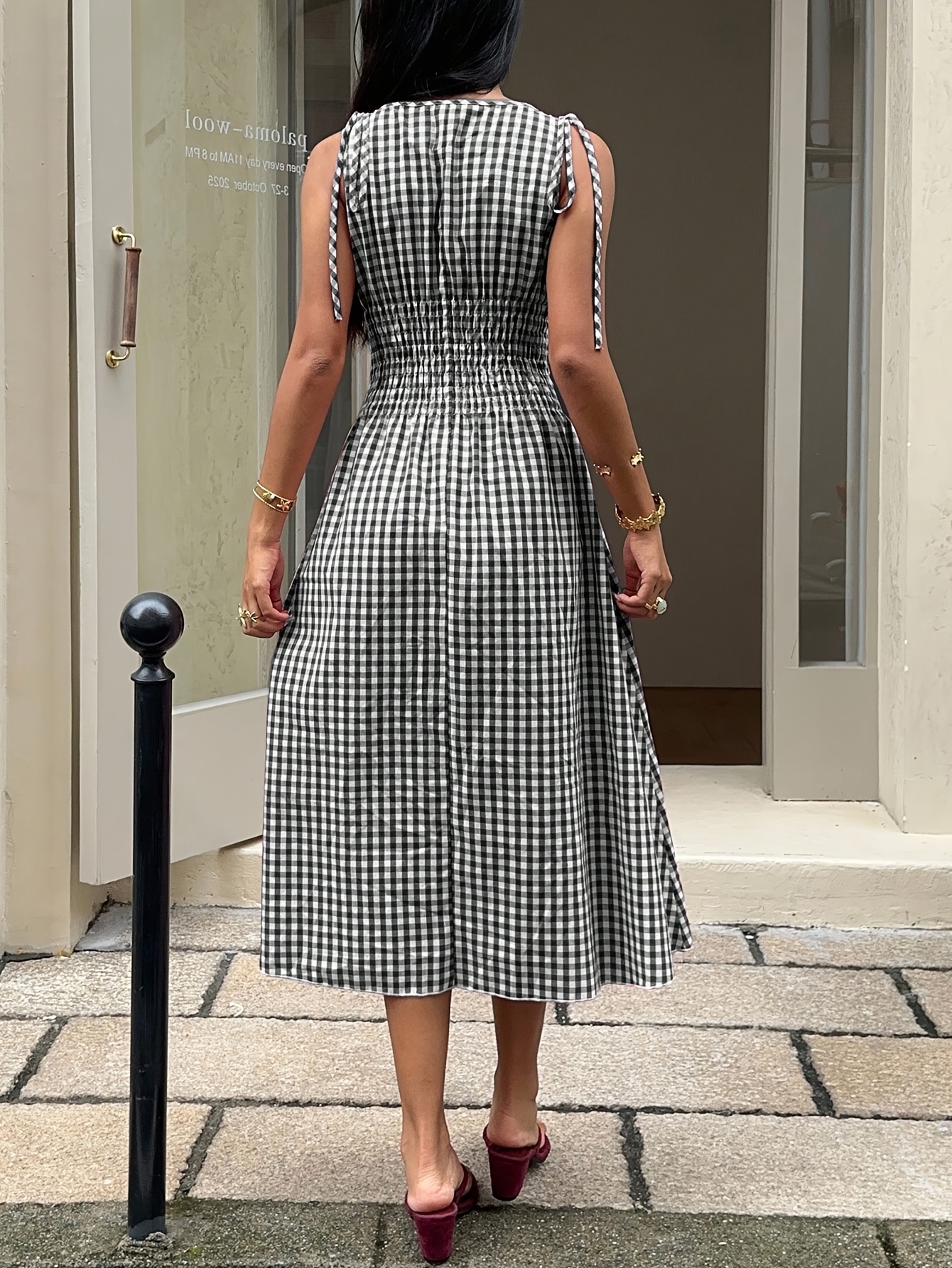ladies versatile casual elegant dress vacation party midi r23 womens