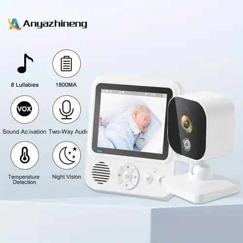 Moniteur vidéo 1080P sans wifi pour bébé : Tranquillité d'esprit