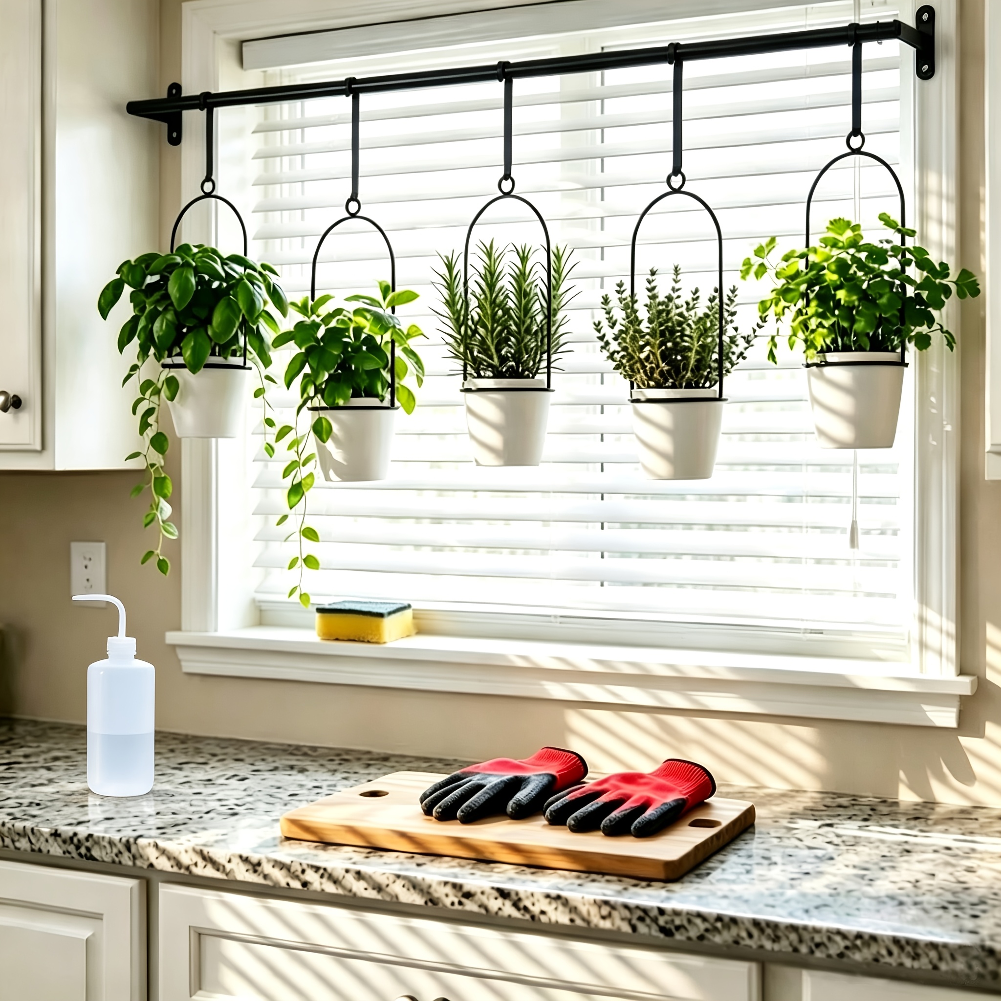 TEMU Adjustable Telescopic Kitchen Storage Rack With Pots. It Features A Sturdy Metal Frame And Works Well Indoors And Outdoors, Ideal For Growing