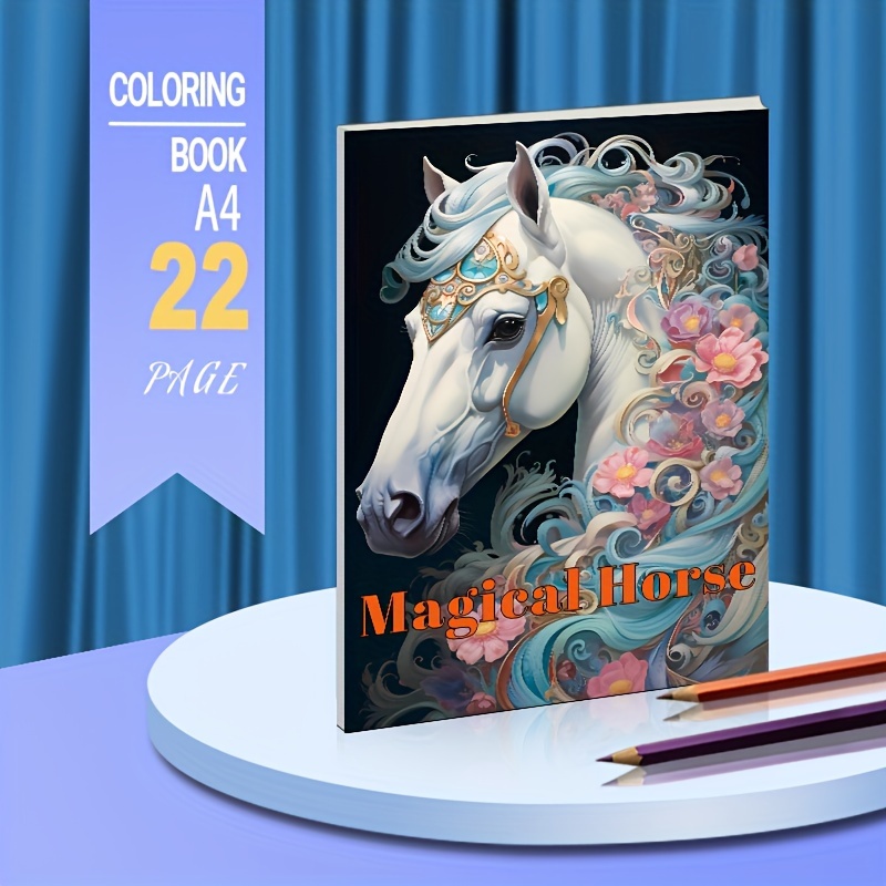 

A Magic Horse Coloring Book Holiday Birthday Party Gift