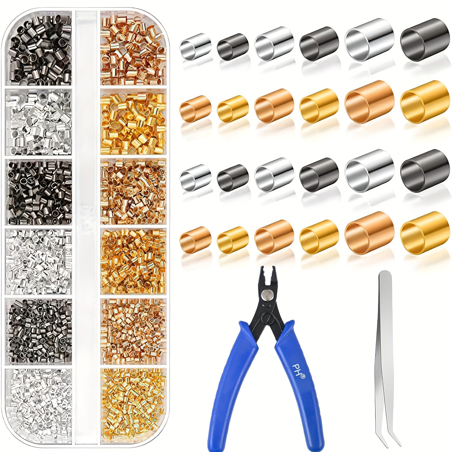 

2200- Set, Jewelry Making , 3 , 4 , Copper Bands , Making Kit For , Necklaces, Bracelets, Art Supplies