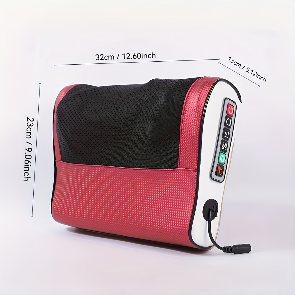 TEMU Electric Massager, Acupressure Neck Massage, Used For Shoulder, Back, Legs And Neck Massage, Deep Tissue Kneading Massage, Massage Pillow Gift