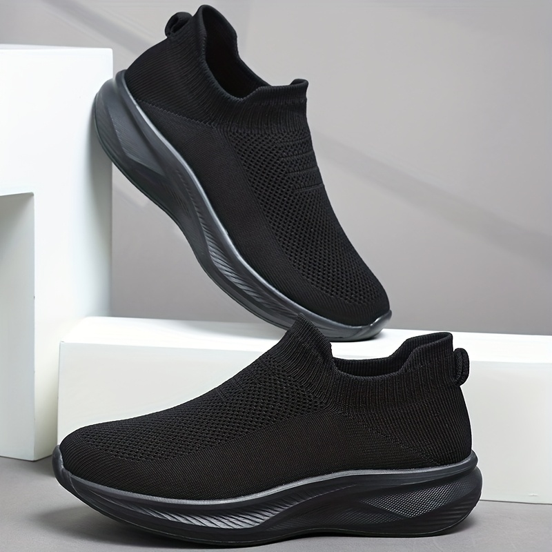 fashionable and comfortable mesh breathable slip on sneakers for outdoor casual walking fitness and jogging women shoes