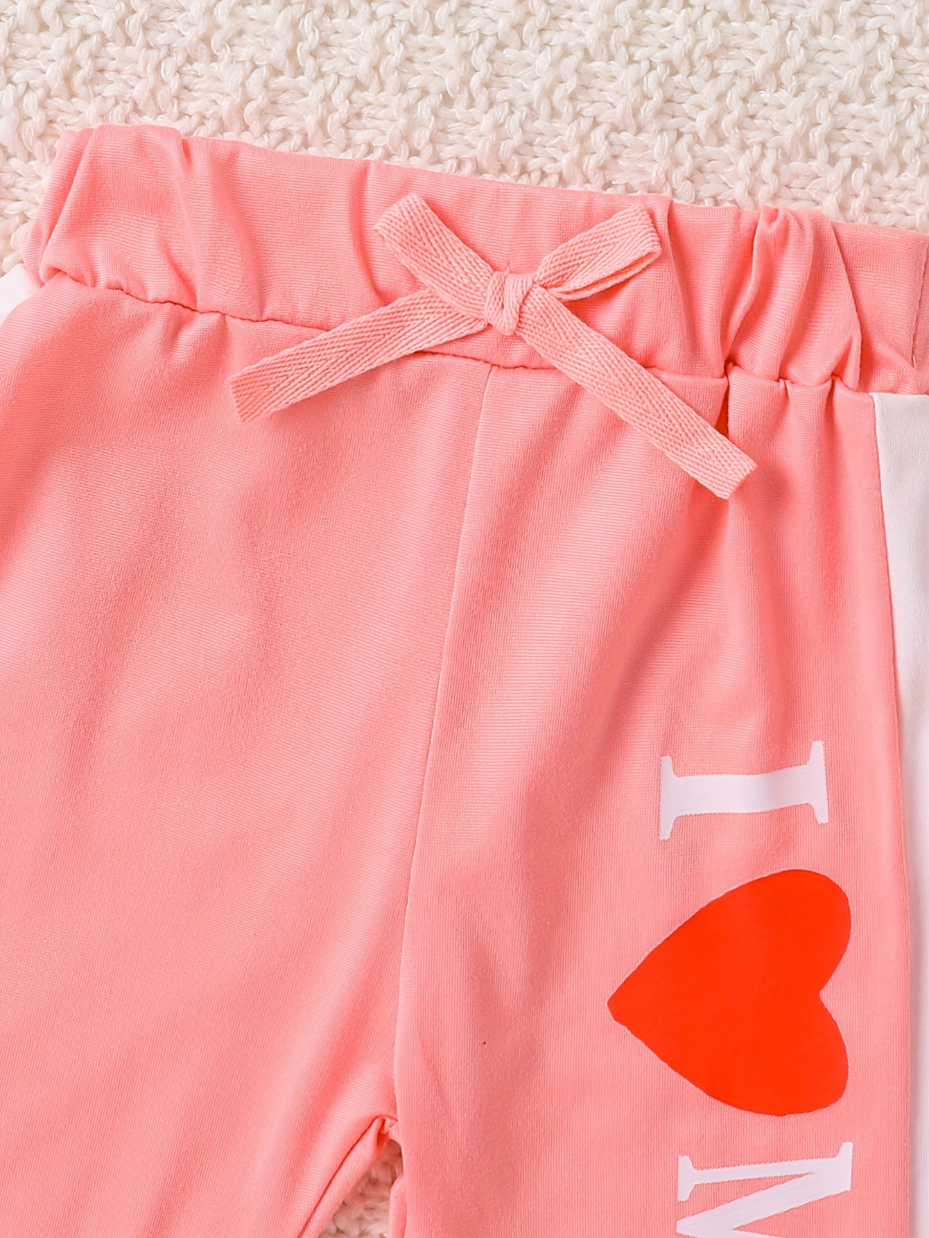 Lente/herfst baby meisjes romper met ronde hals en letterprint