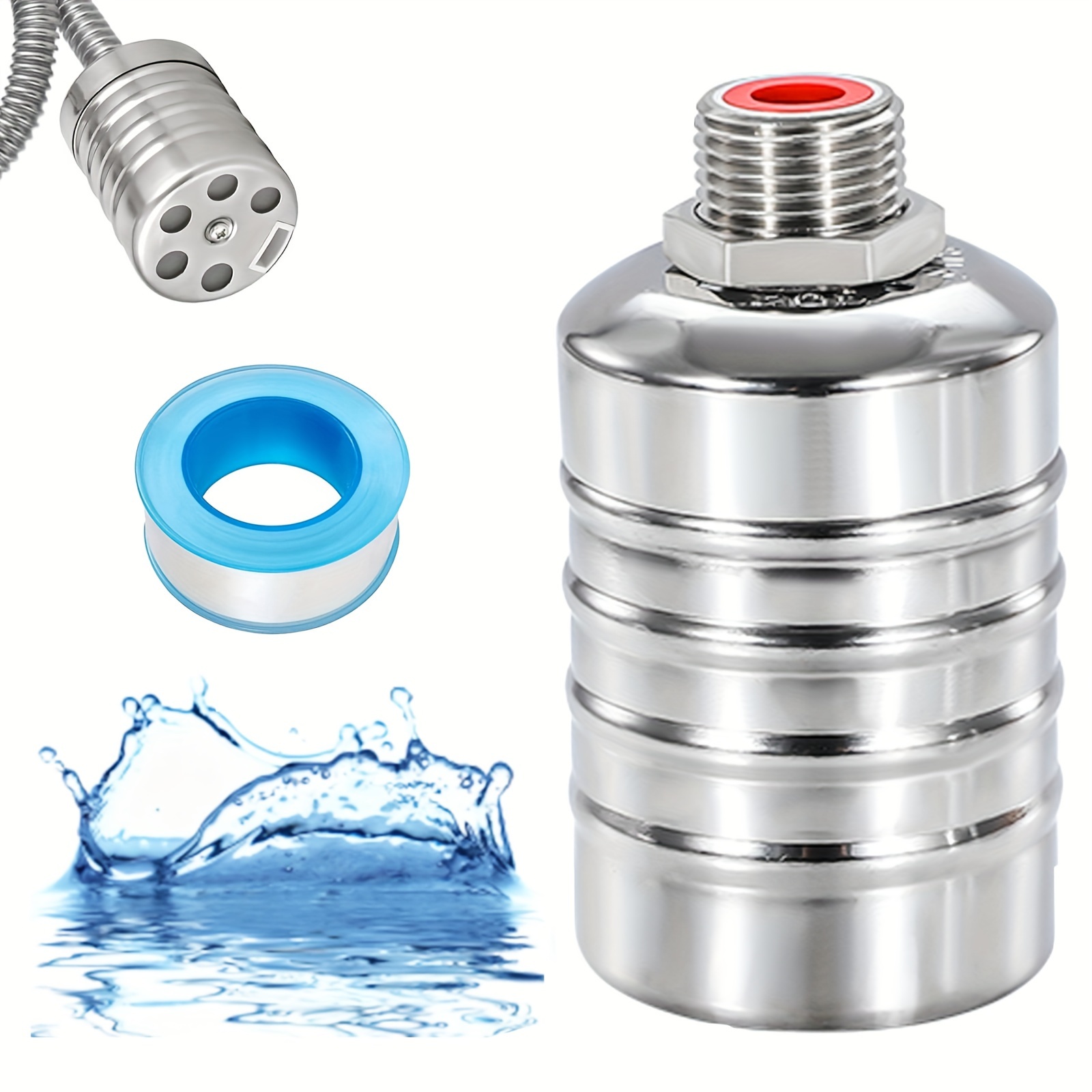 E-shop LCAUTOMATA Automatisches Wasserstandsregelventil - 1/2 Zoll Schwimmersperrsystem, Kein erforderlich, Automatisches Füllventil mit