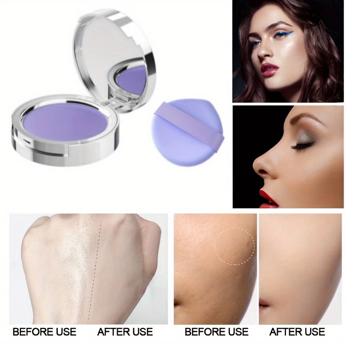 Magic Setting Powder, Long-Lasting, Waterproof Makeup