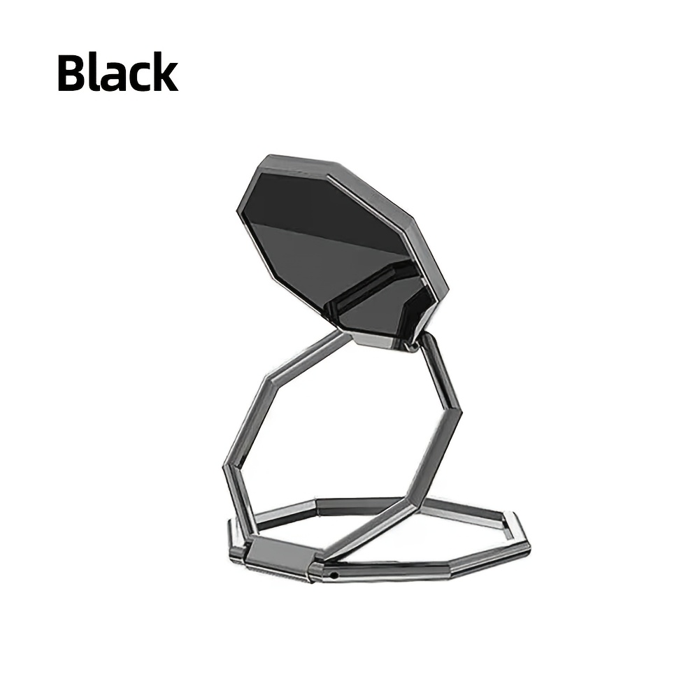 TEMU Foldable Phone Holder With 360-degree Rotation, Suitable For , Portable For Desktop Use, And Made Of Metal
