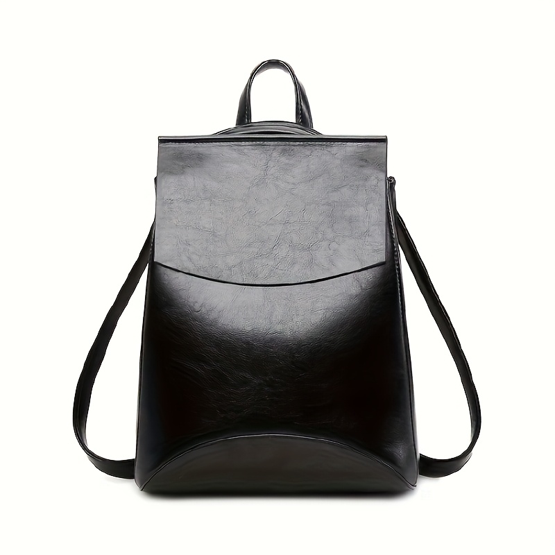 New Women's Leather Backpack European And American Korean Style College Style Multi-functional Casual Women's Cowhide Backpack