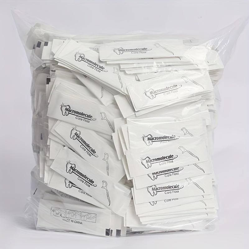 Disposable Individually Packaged Floss Sticks