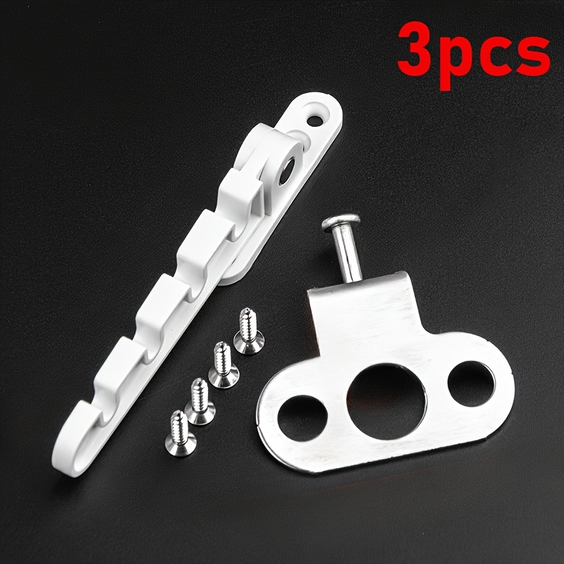 3pcs Windproof Support Fixator Hook Lock for Doors & Windows