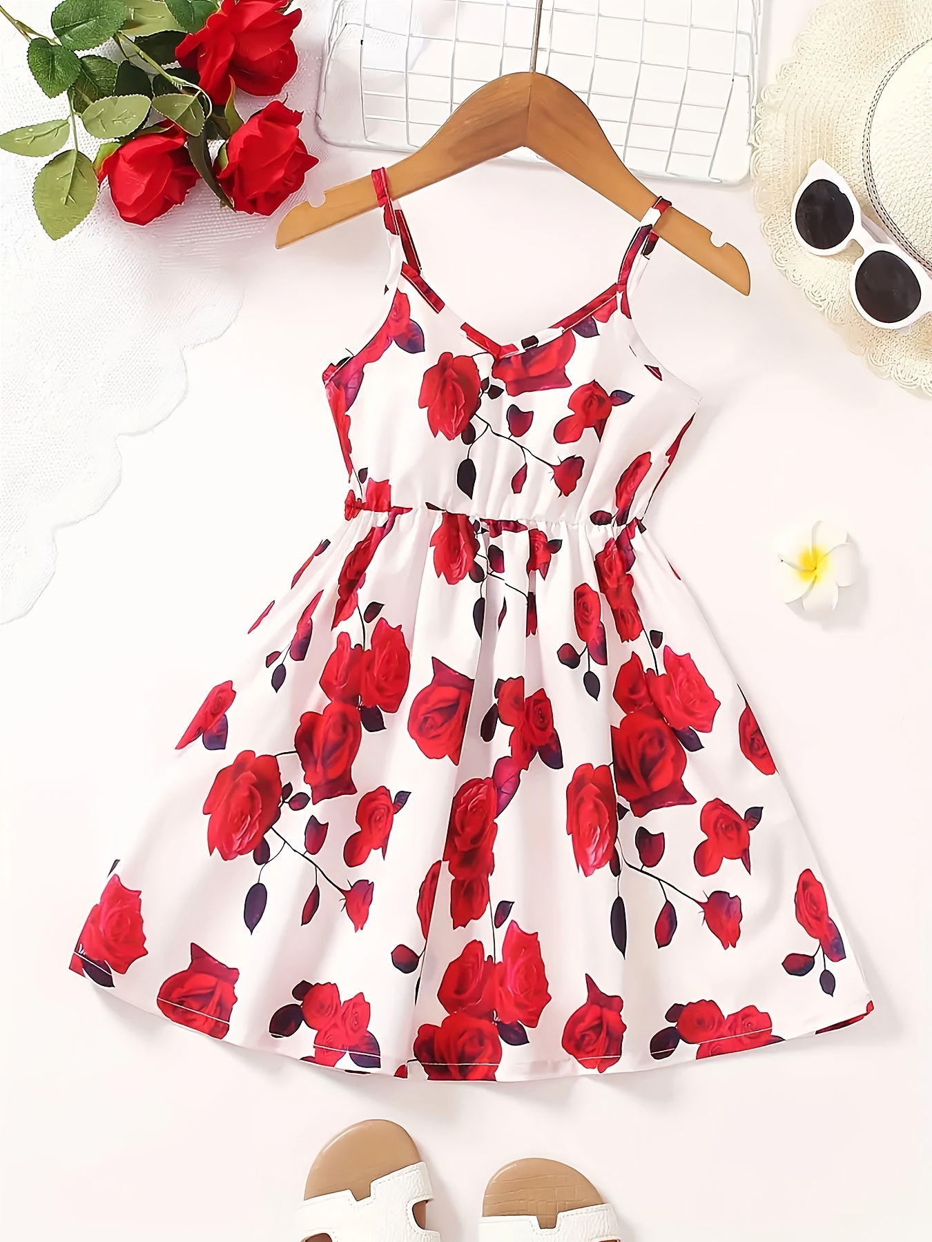 Beebs Robe Shein Rouge A Fleur Robe Fleurie Robeshein Robe Fleurie