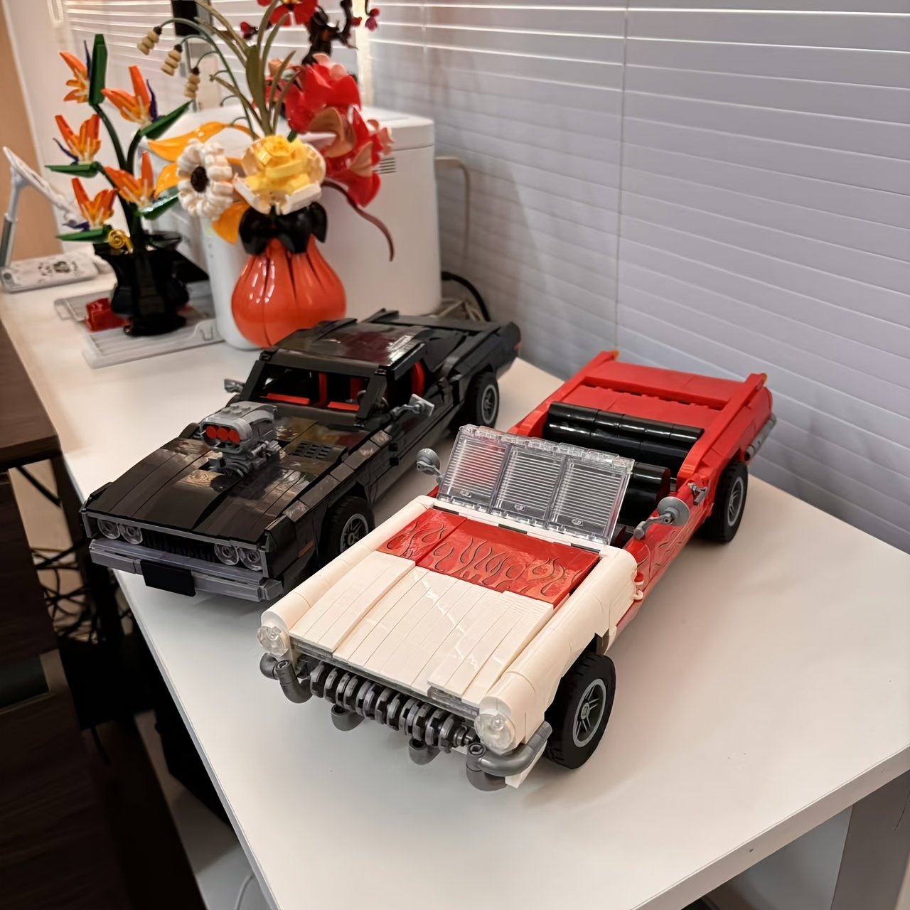 Retro Convertible Sports Cars Building Kits