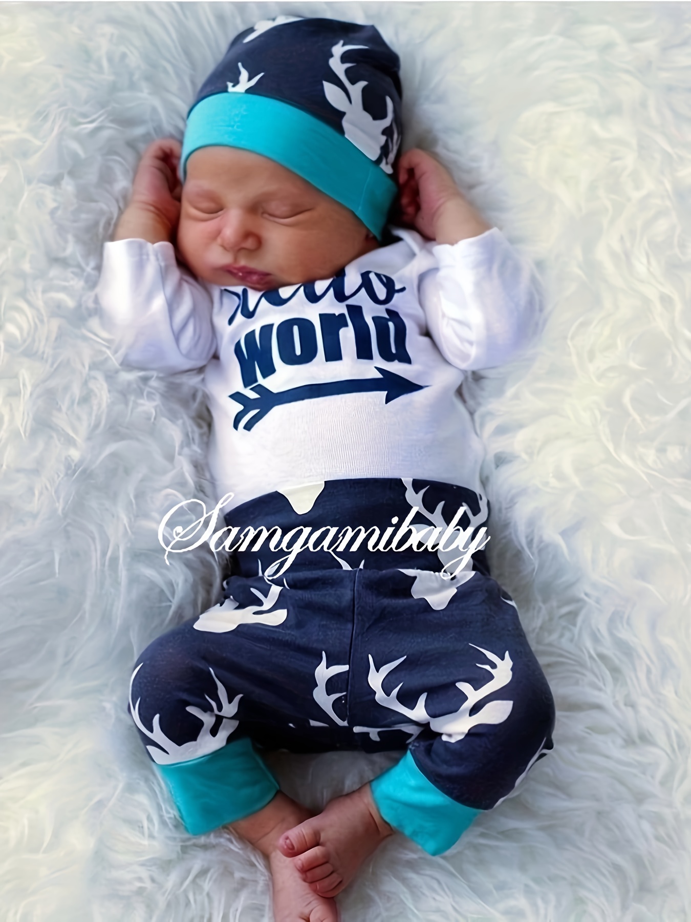 Navy baby boy outfit best sale