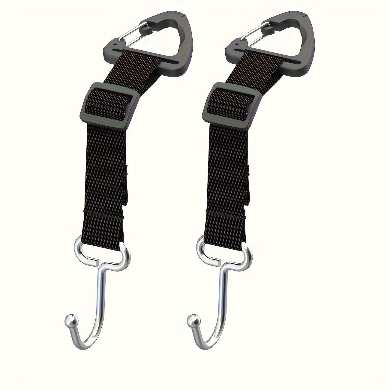 

2pcs Heavy Duty Hooks For Purses & Bags - Adjustable, Hidden , Supports Up To Lbs