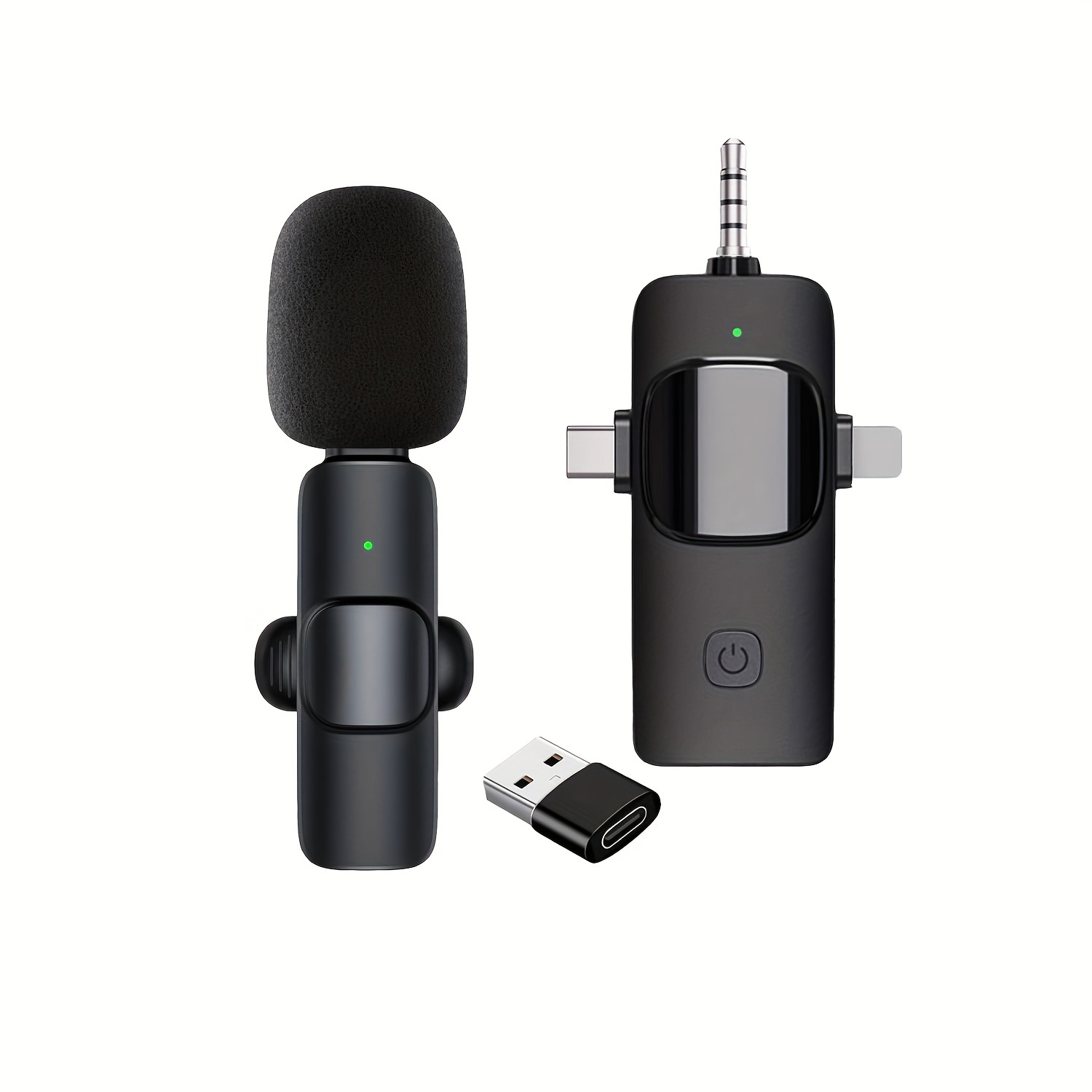 Wireless Lapel Microphone for Phone & Camera